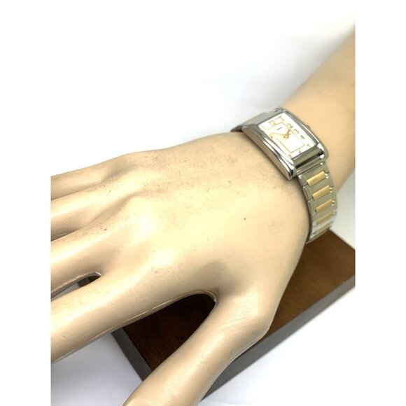 Timex Women\'s Watch TW2U44200 Quartz Two Tone Steel Expansion Band Tank 21mm main image 5